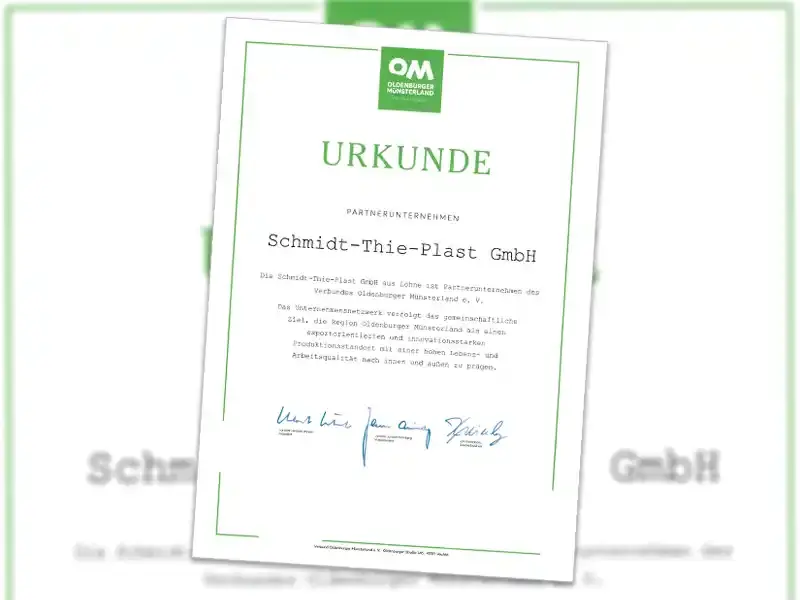 Schmidt-Thie-Plast ist Partner des OM