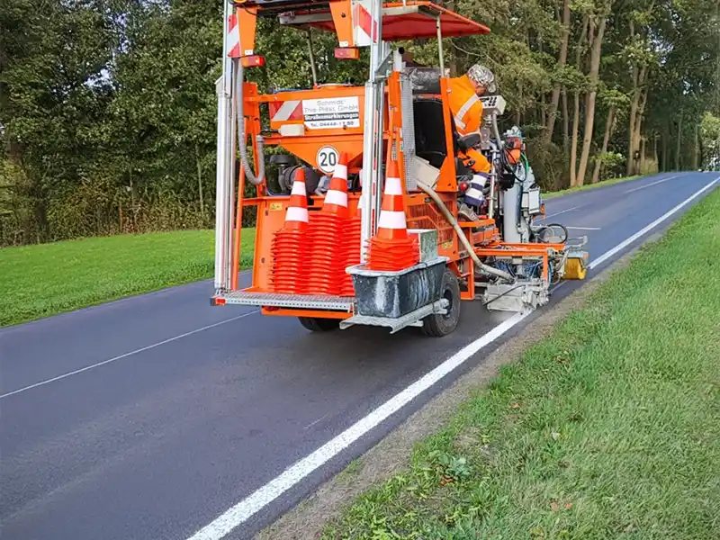 Agglomeratmarkierung mit Maschine