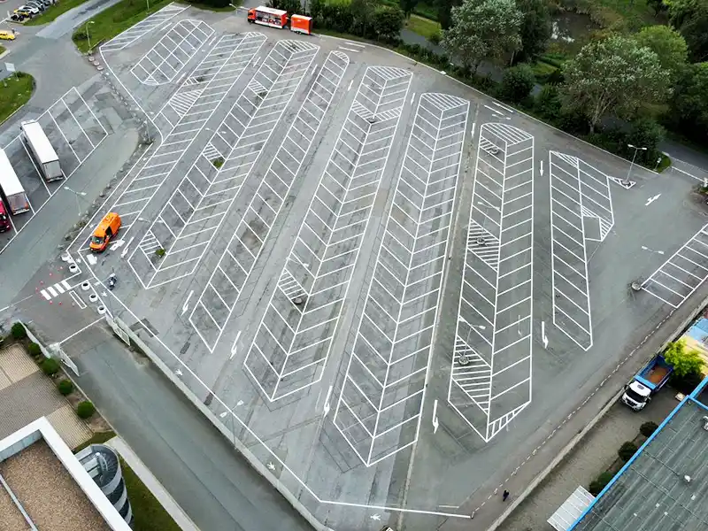 Parkplatzmarkierung