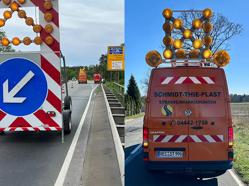 Verkehrsabsicherung Fahrzeuge