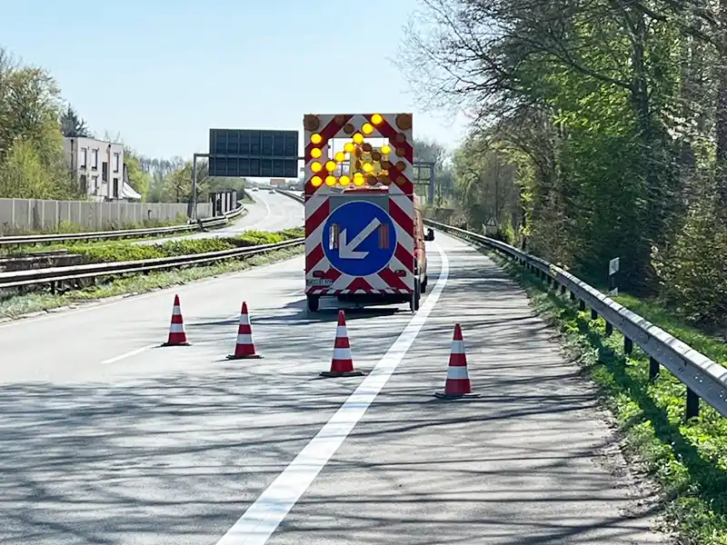 Verkehrsabsicherung Autobahn