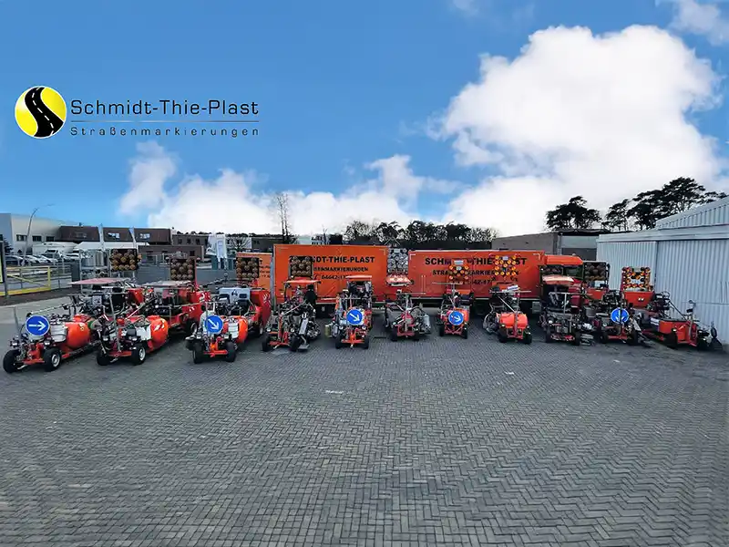 11 Markierungsmaschinen in der Niederlassung Wallenhorst